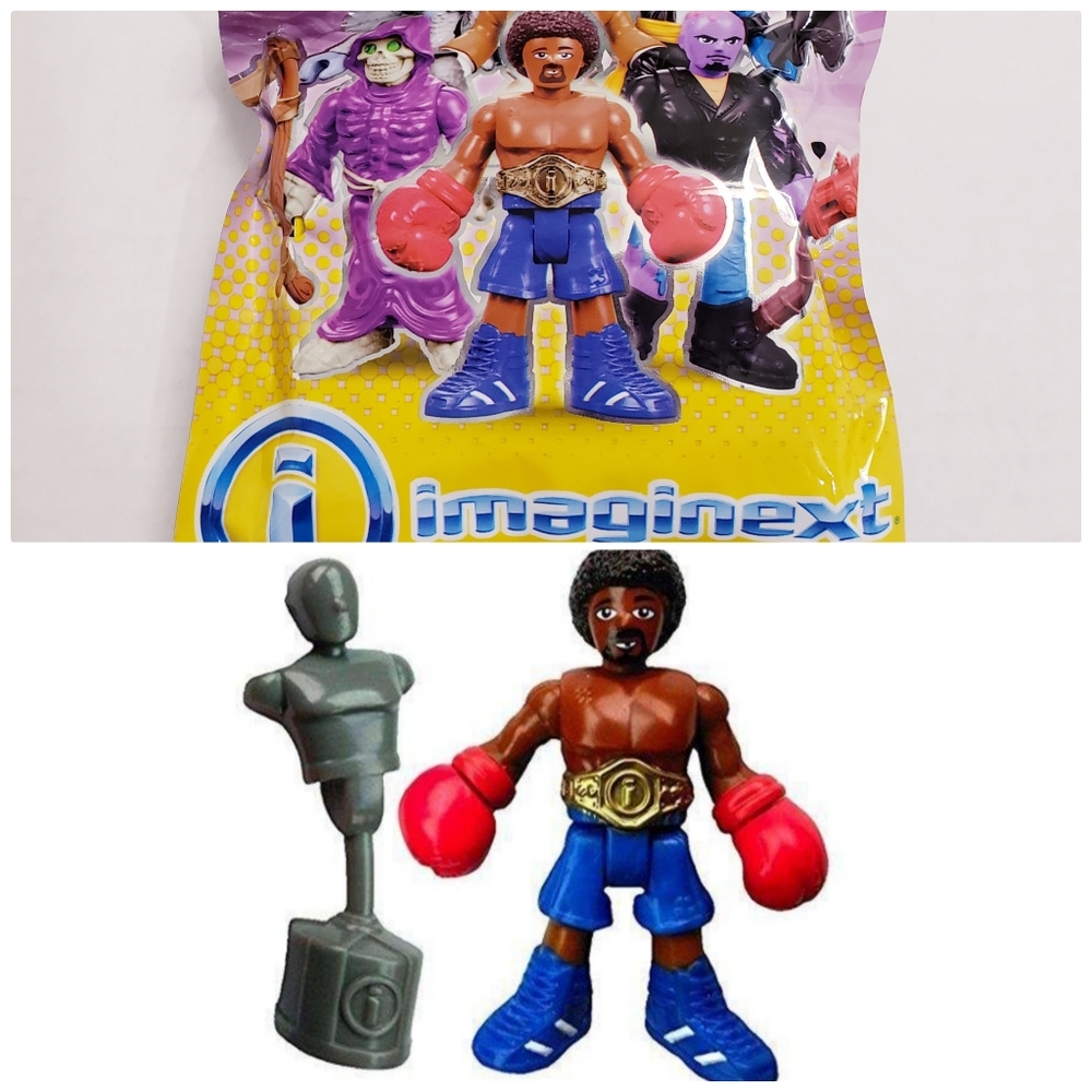 NEW Imaginext Boxer Mini Figure & Accessory Punching Bag Series 9 #43 Blind Bag